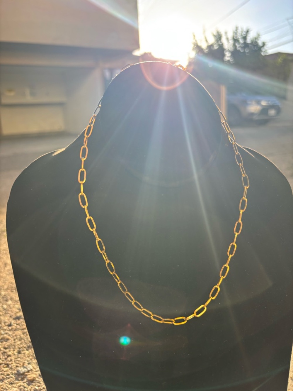 Gold Link Chain Necklace - Women's Fashion Jewelry